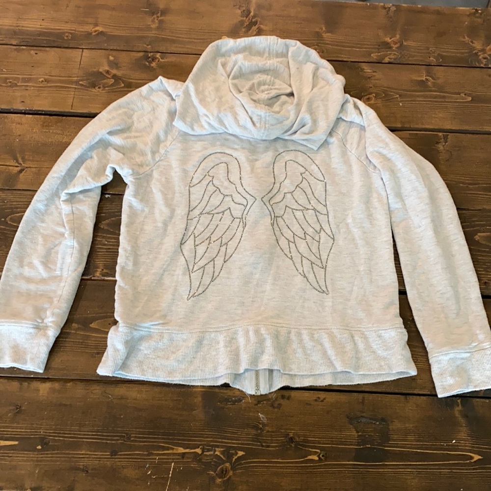 Hooded zip up jacket